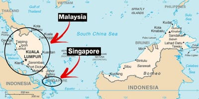 Singapore heiminum kort